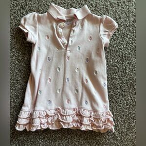 POLO RALPH LAUREN Baby Girl Embroidered Polo Dress